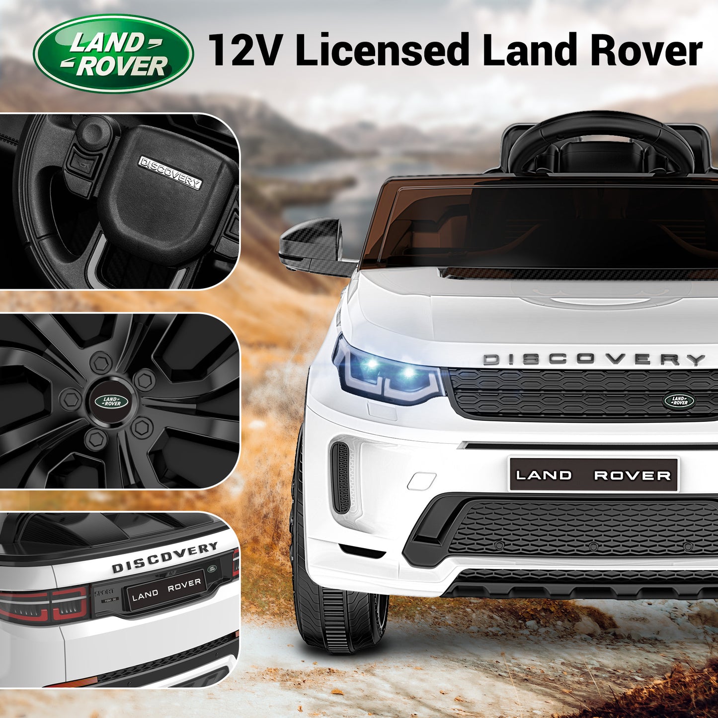 East Doll 12V Ride on Cars for Kids Licensed Land Rover