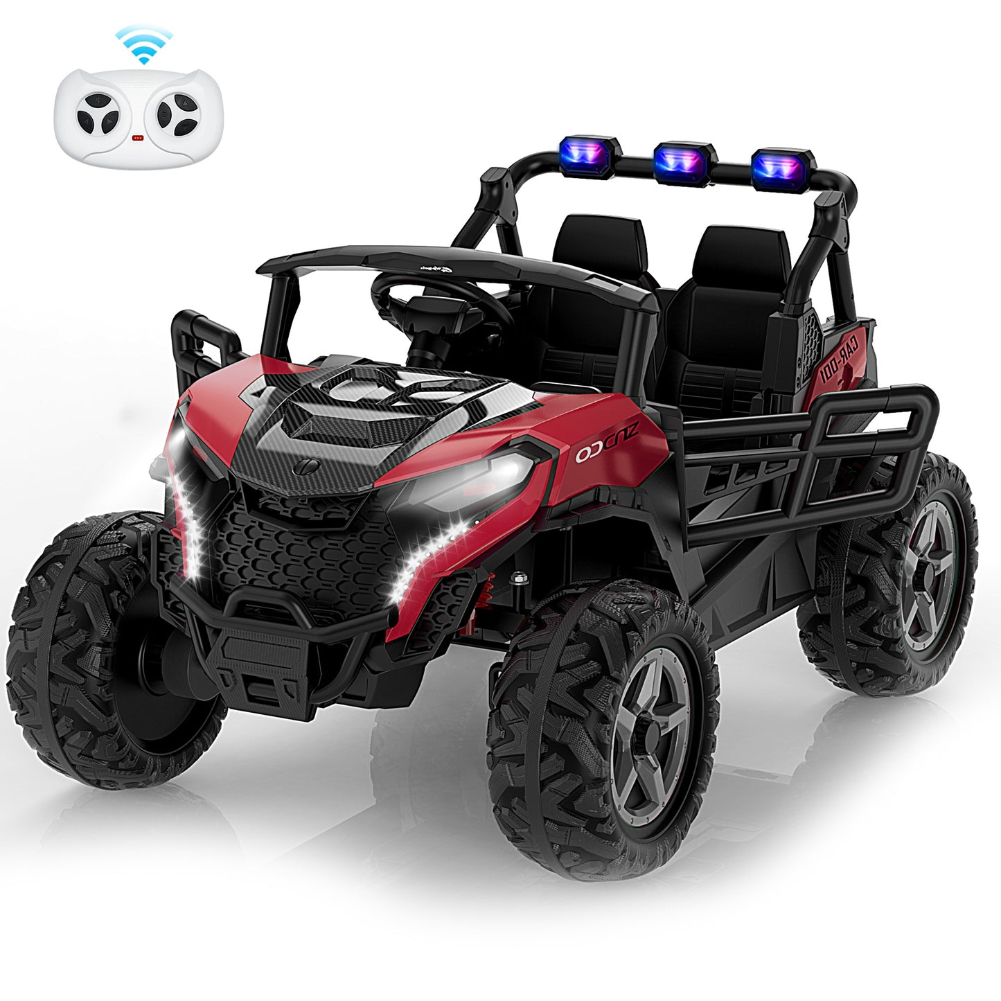 EastDoll 24V Power Ride on UTV Car, 4WD/ 2WD Switchable Electric Car