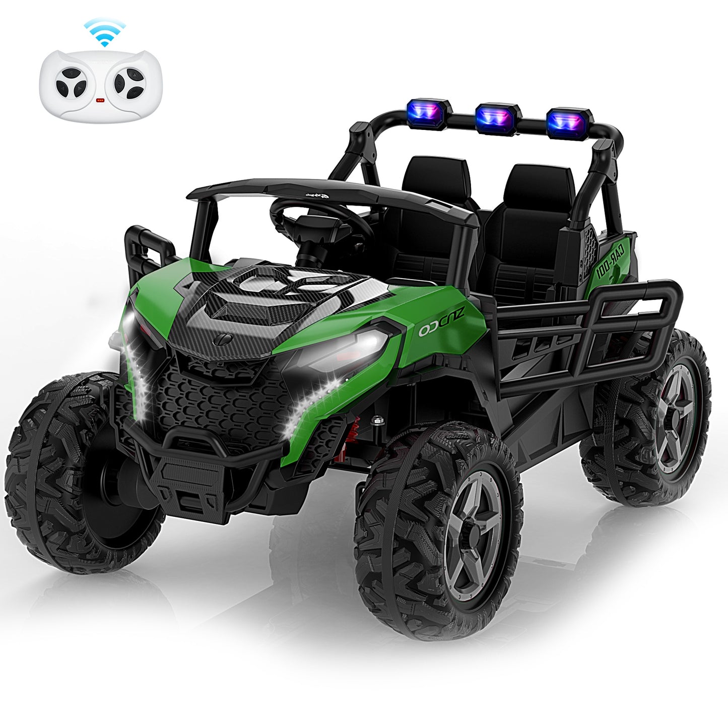 EastDoll 24V Power Ride on UTV Car, 4WD/ 2WD Switchable Electric Car