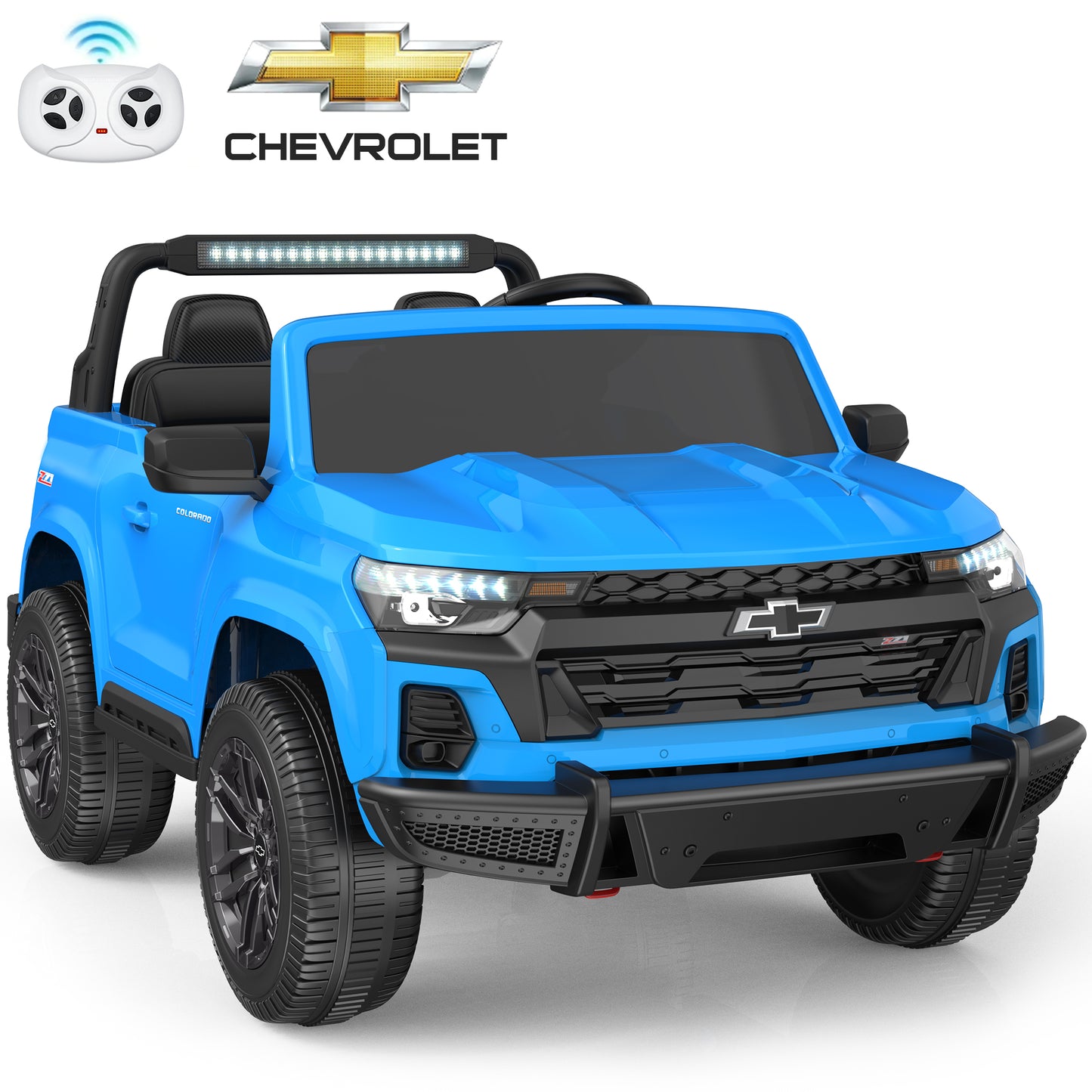 East doll 24 Volt Power Ride on Toys Car for Big Kids, Licensed Chevrolet 2 Seater Ride-on UTV Cars, 24V Ride ons, 800W Motor, Remote Control, 2-5MPH, Electric Car