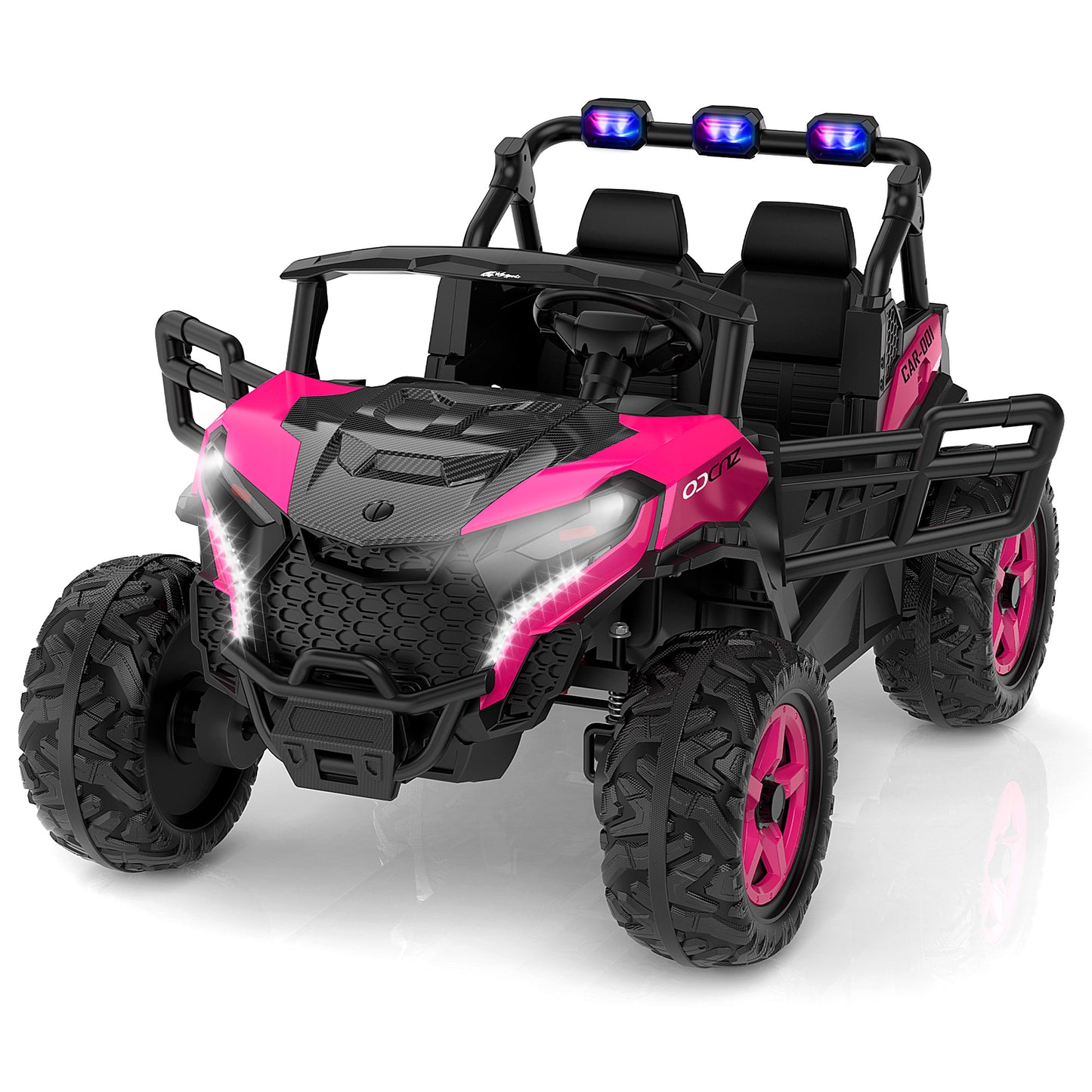 EastDoll 24V Power Ride on UTV Car, 4WD/ 2WD Switchable Electric Car