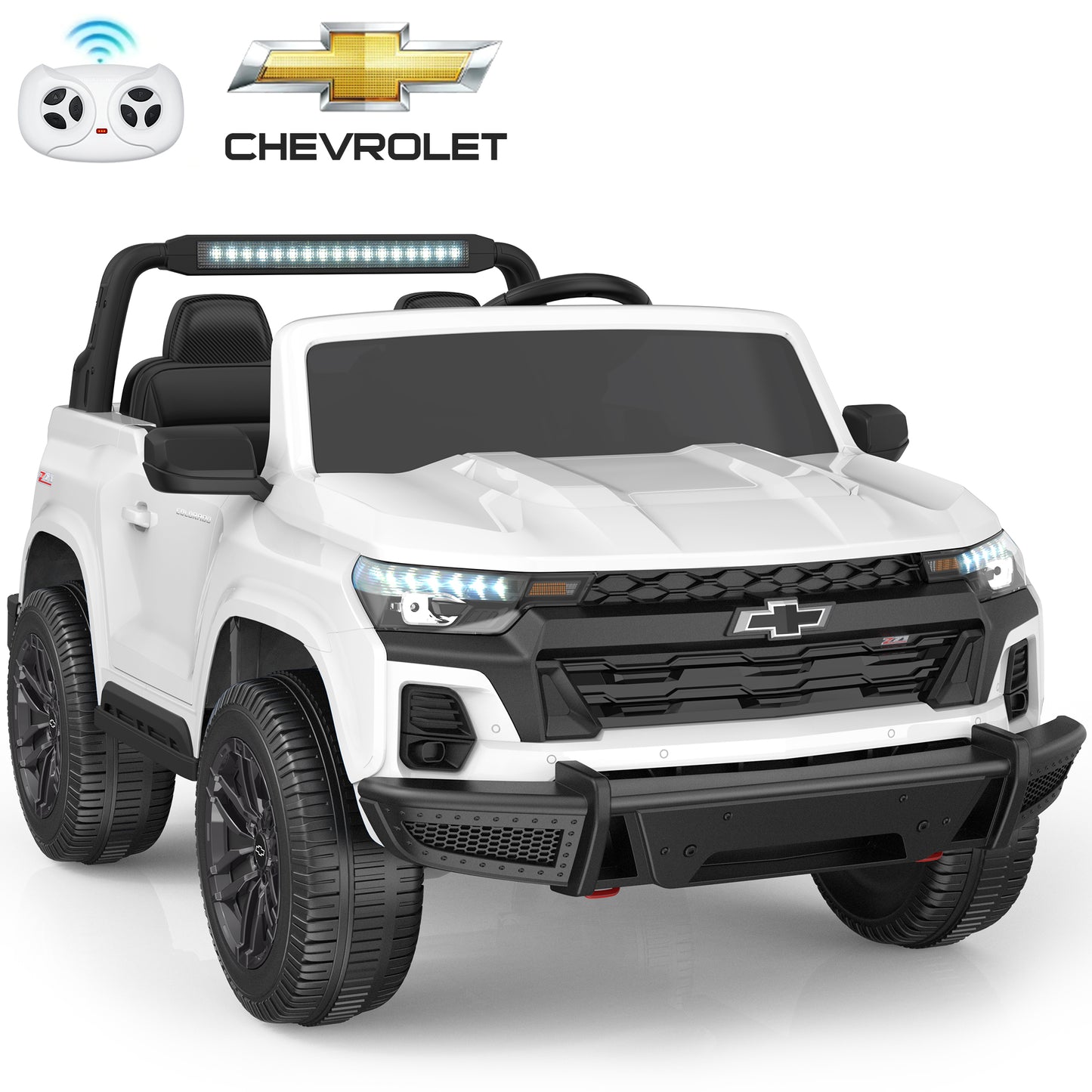 East doll 24 Volt Power Ride on Toys Car for Big Kids, Licensed Chevrolet 2 Seater Ride-on UTV Cars, 24V Ride ons, 800W Motor, Remote Control, 2-5MPH, Electric Car