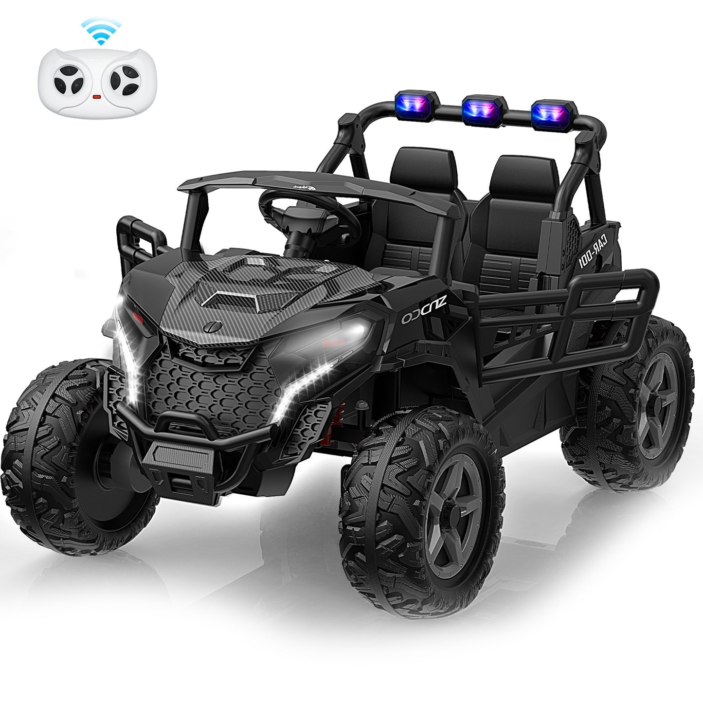 EastDoll 24V Power Ride on UTV Car, 4WD/ 2WD Switchable Electric Car