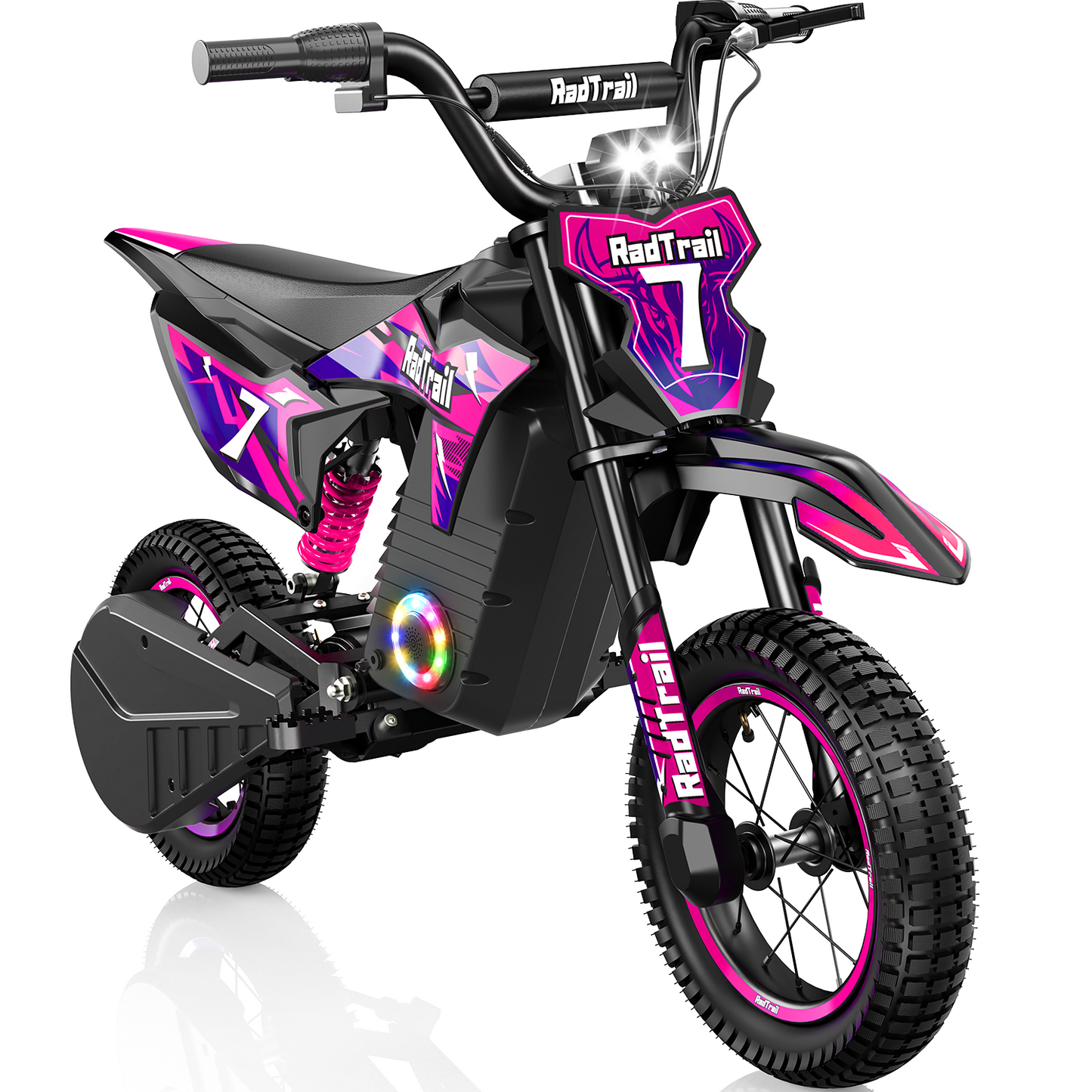 East doll 36V Electric Dirt Bike for Kids, Peak 700W Kids Electric Dirt Bikes, Electric Kids Dirt Bike for Boys Girls Aged 6-12Y, 3-Speed, Max 15.5 Mph, 13.7 Miles Long Range, 3 Light Modes