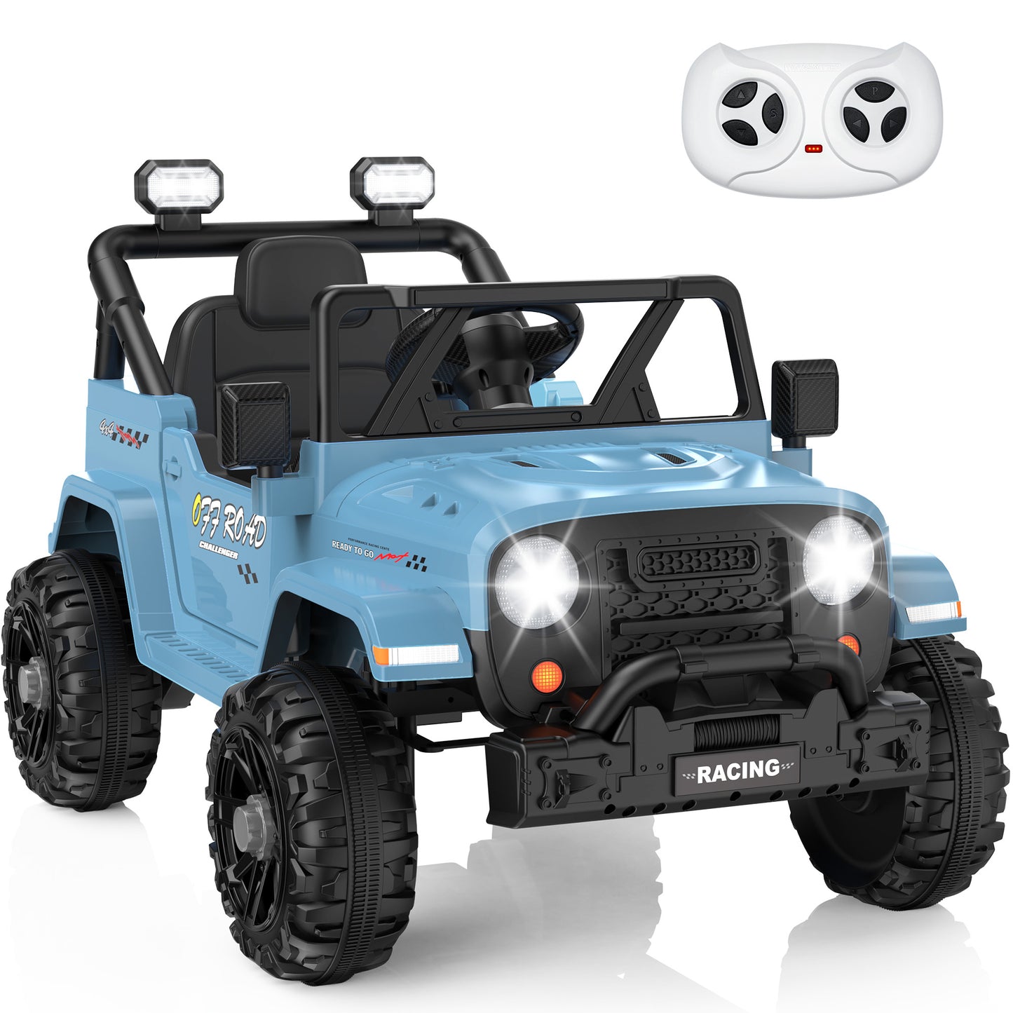 East doll 12V Ride on Car for Toddlers, Kids Electric Car with Remote Control, Bluetooth, Music, 3 Speeds for Kids Gifts