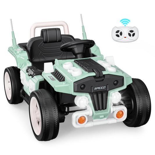 East doll 12V Electric Car for Kid, Ride on Toys for Toddlers, Kid/Toddler Car Aged 2-6Y, Remote Control, Bluetooth, Music, 1.9-3.1MPH, Kids Gifts
