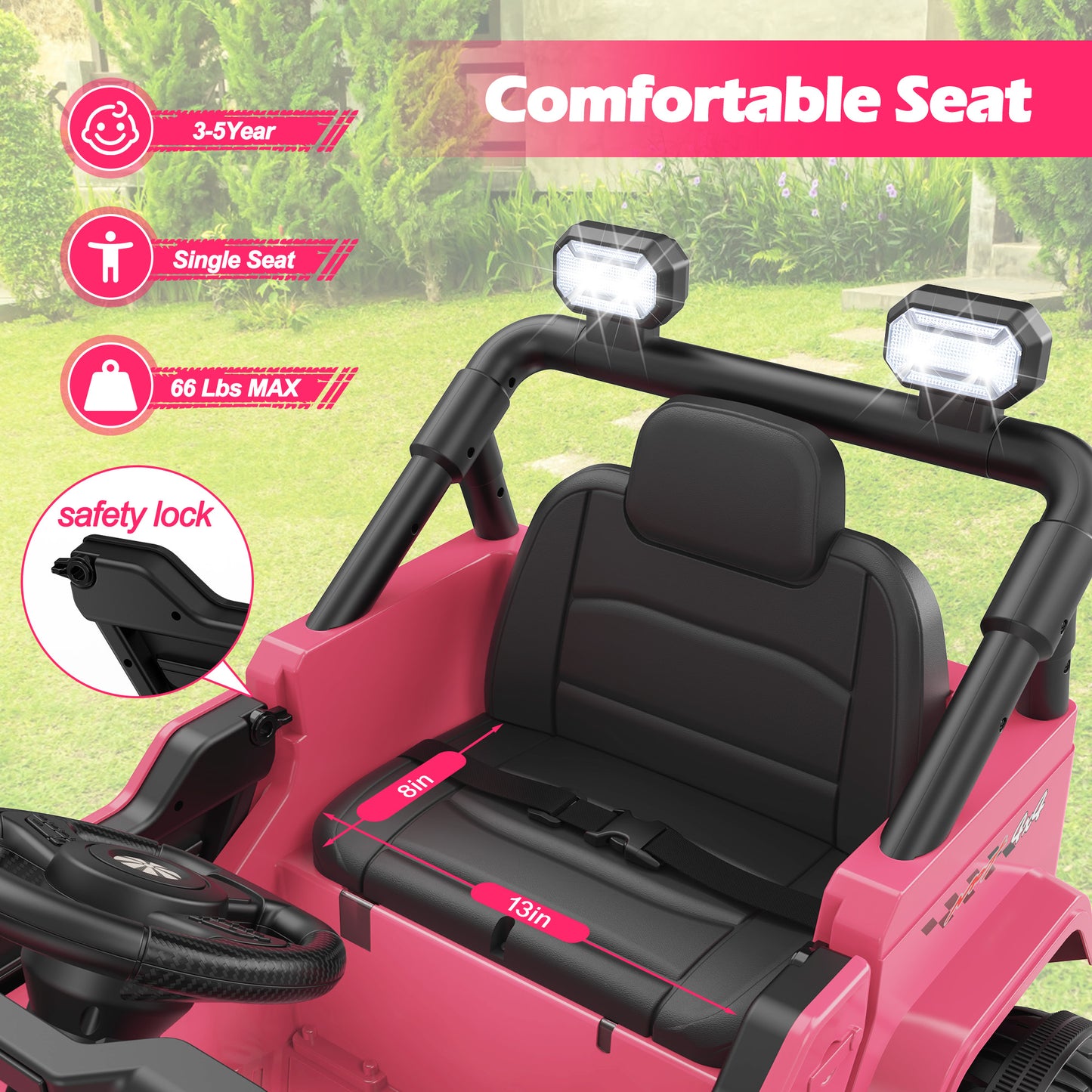 East doll 12V Electric Ride on Toy for Toddlers