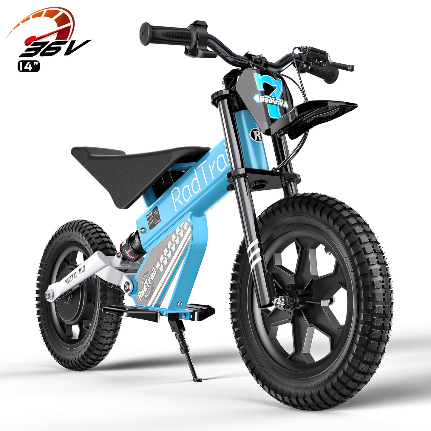 East doll 36V Electric Dirt Bike for Kids, 14" Pneumatic Tire