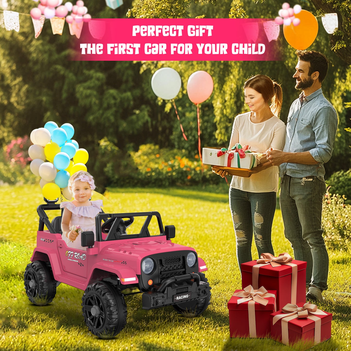 East doll 12V Electric Ride on Toy for Toddlers