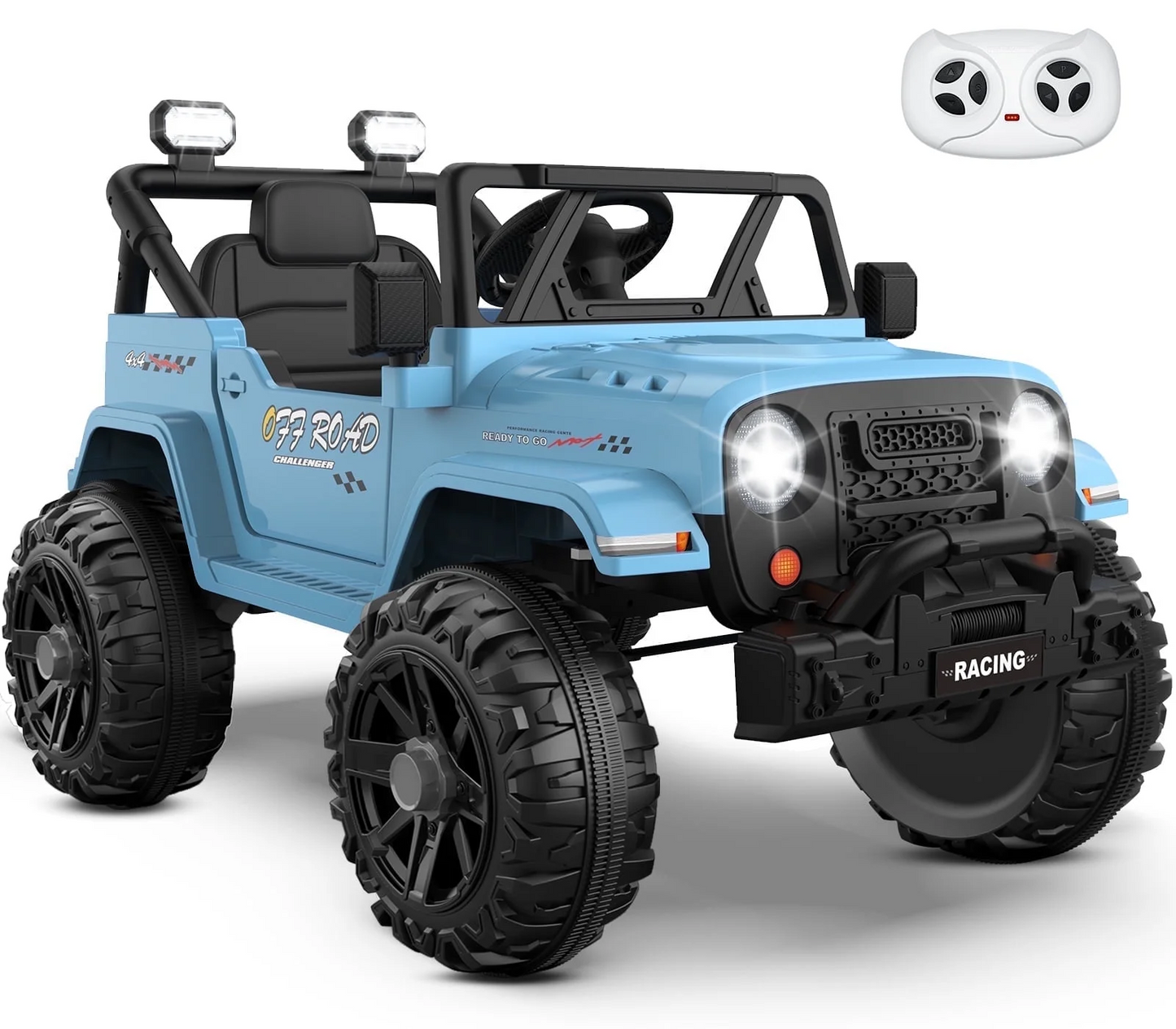 East doll 12V Ride on Car for Toddlers, Kids Electric Car with Remote Control, Bluetooth, Music, 3 Speeds for Kids Gifts