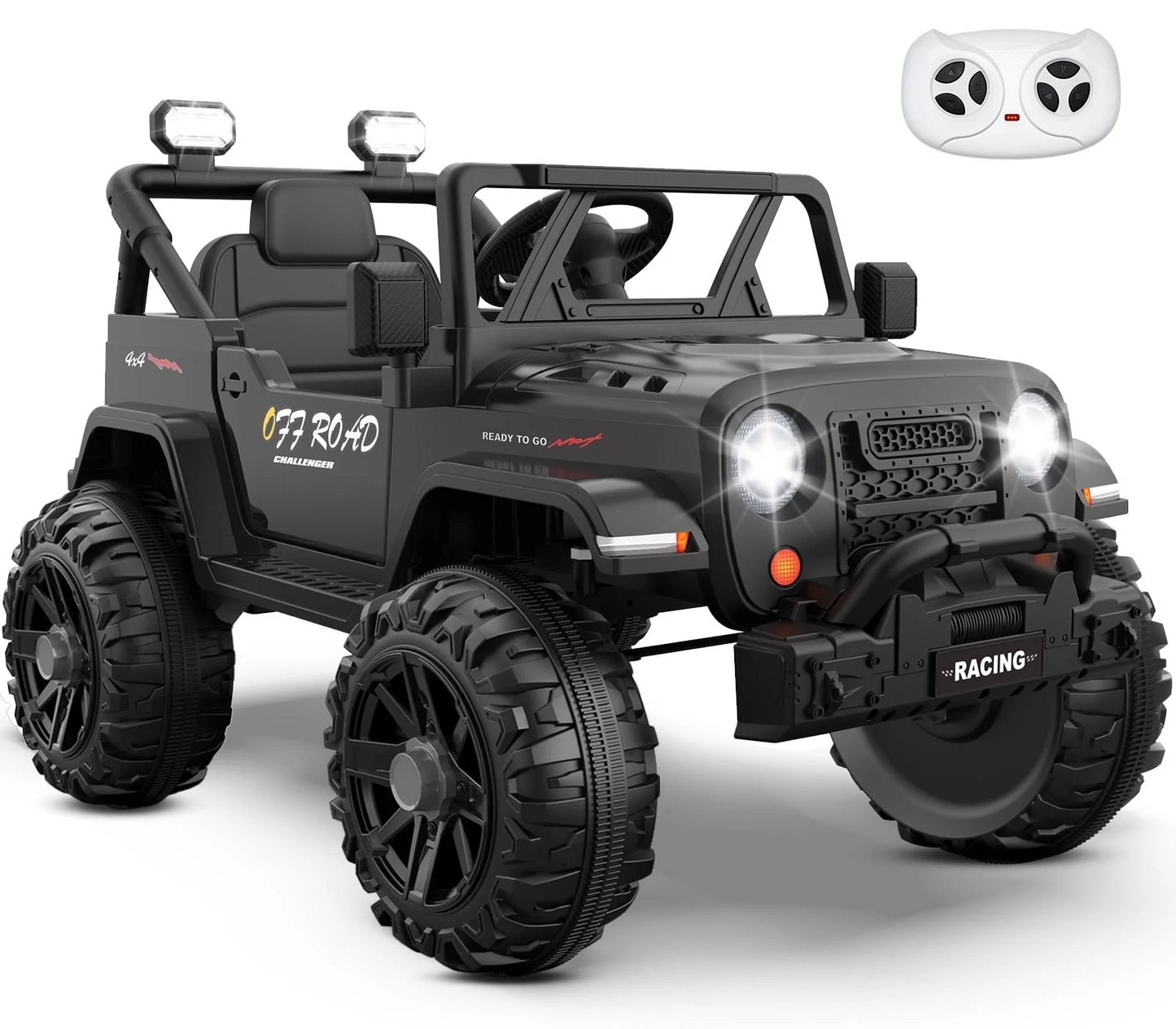 East doll 12V Ride on Car for Toddlers, Kids Electric Car with Remote Control, Bluetooth, Music, 3 Speeds for Kids Gifts