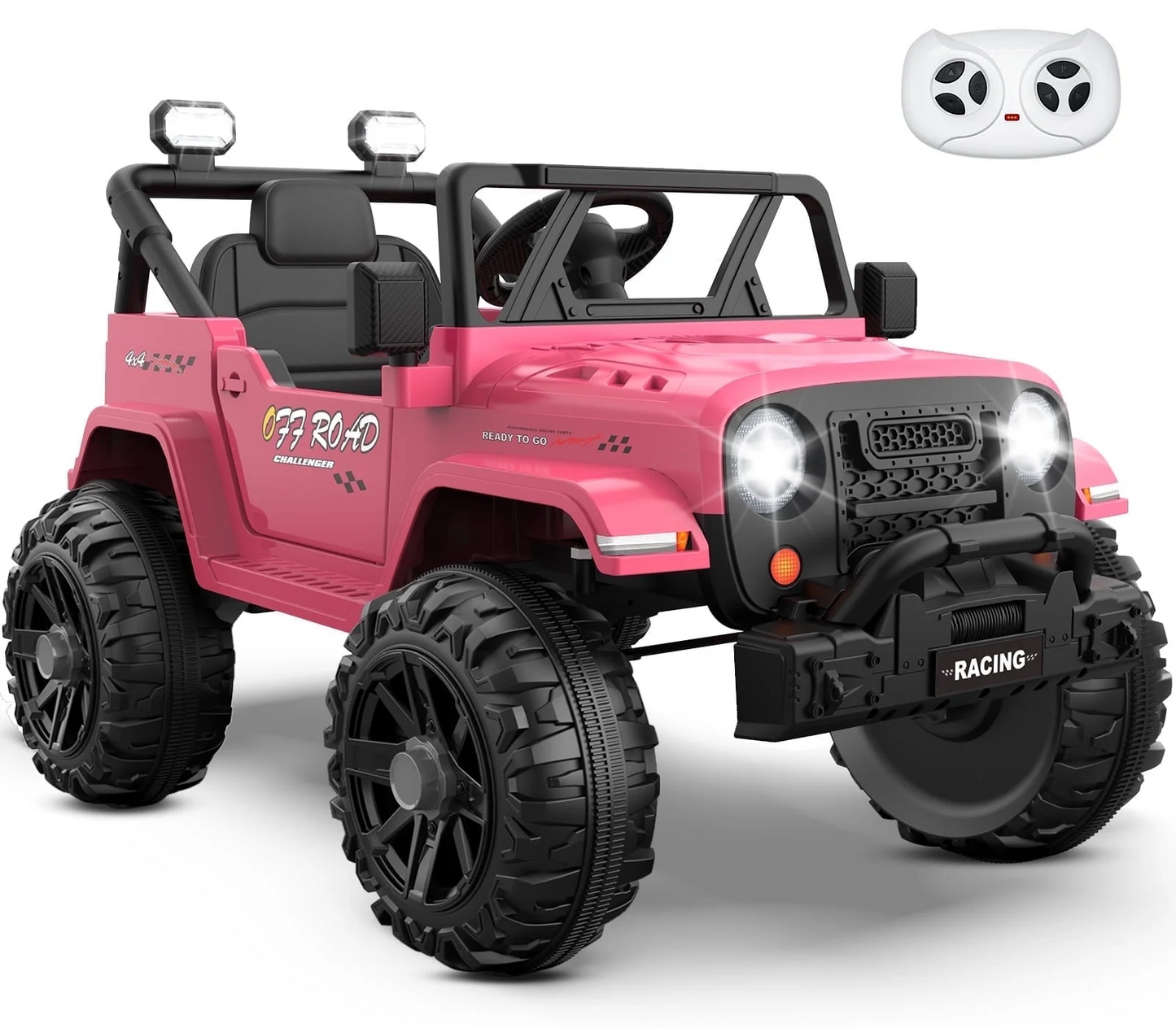 East doll 12V Ride on Car for Toddlers, Kids Electric Car with Remote Control, Bluetooth, Music, 3 Speeds for Kids Gifts