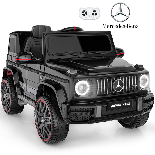 East Doll 12V Kids Ride on Toys, Electric Car for Toddler, Mercedes-Benz Licensed G63 G Wagon Ride on Car for Toddler, Kids Power Ride ons with Remote Control, Bluetooth, LED Lights