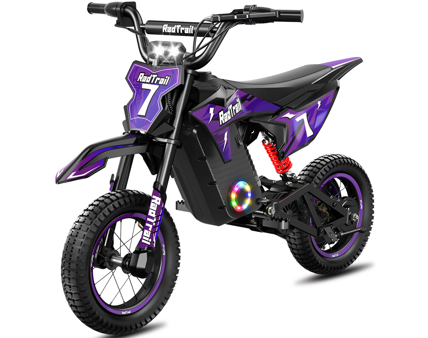 East doll 36V Electric Dirt Bike for Kids, Peak 700W Kids Electric Dirt Bikes, Electric Kids Dirt Bike for Boys Girls Aged 6-12Y, 3-Speed, Max 15.5 Mph, 13.7 Miles Long Range, 3 Light Modes