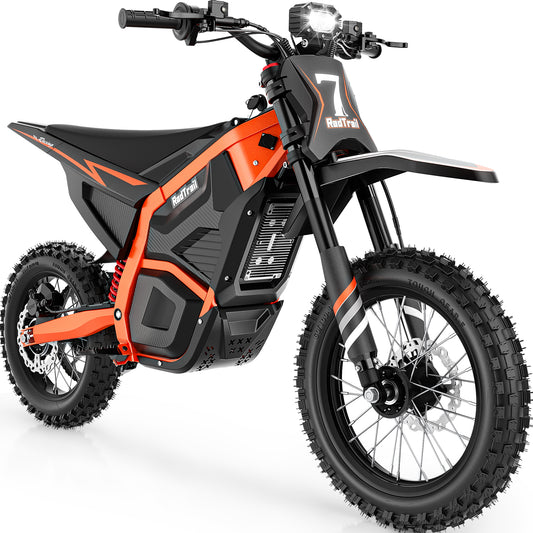 AceCruisers RadTrail M5 48V Electric Dirt Bike for Teens & Adults, 3000W Peak & 40 MPH