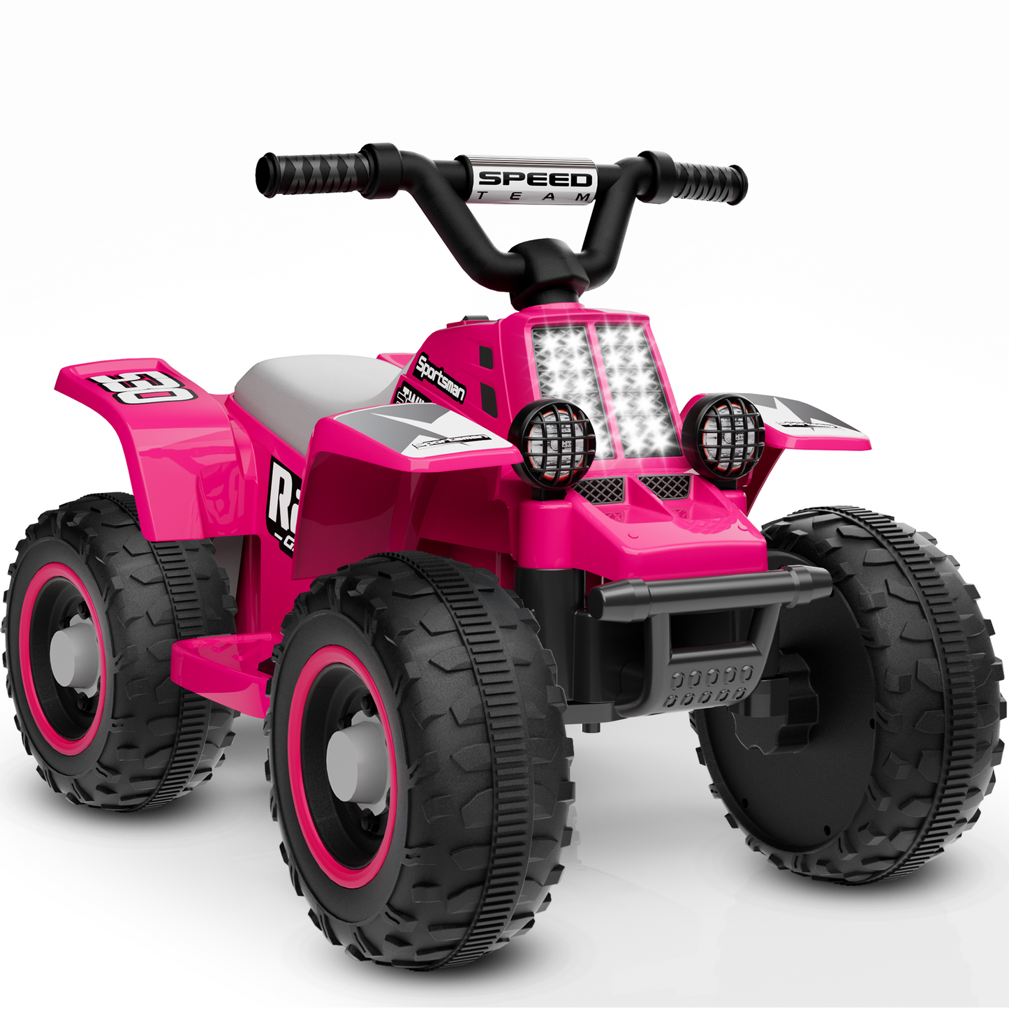 East doll 6V 7Ah Ride on ATV for Toddlers, Kids 4 wheelers for 18-36 Months, Ride-on Toy, MP3, 2MPH Max Speed,55 Lbs