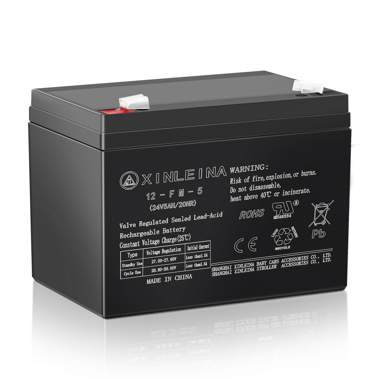 East doll 24V 7Ah Rechargeable Sealed Lead Acid Battery - Suitable for Most Kids Ride on Car - Battery Accessories