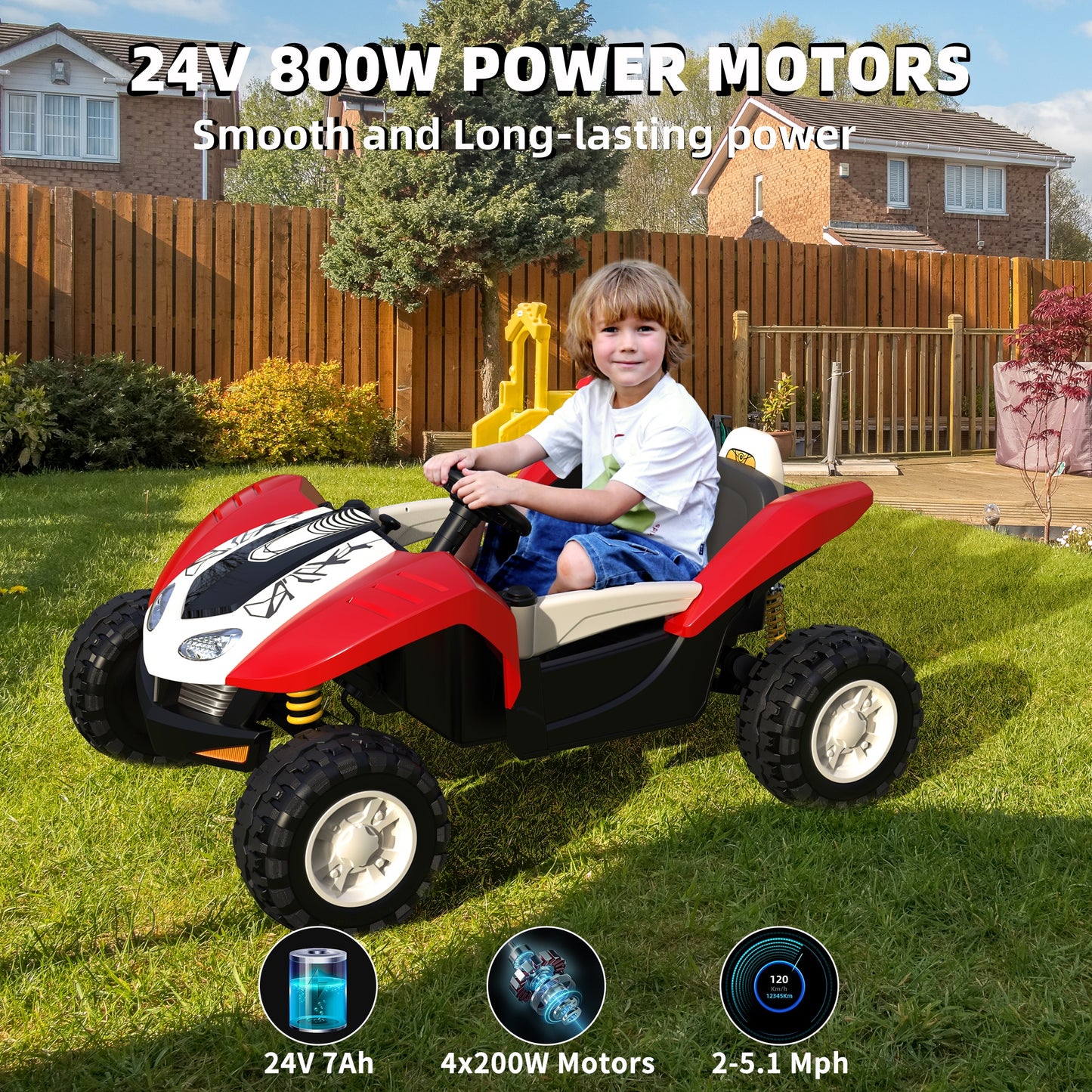 East doll 24V 2 Seater Ride On Car for Big Kids, 4X800W Power Ride On Truck with Remote Control, 21" Seat with Spacious Legroom, EVA Tires, 3 Speeds, Music, Electric Toys Gift for Kids