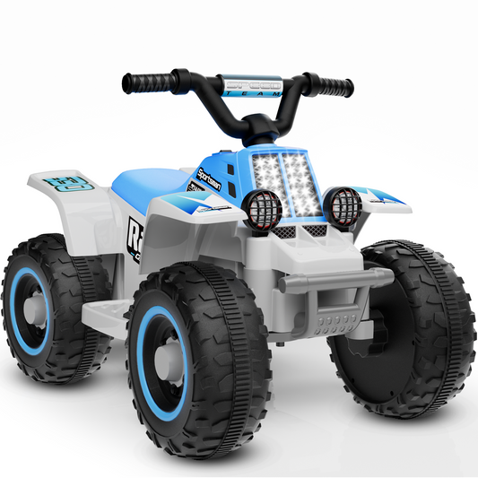 East doll 6V 7Ah Ride on ATV for Toddlers, Kids 4 wheelers for 18-36 Months, Ride-on Toy, MP3, 2MPH Max Speed,55 Lbs