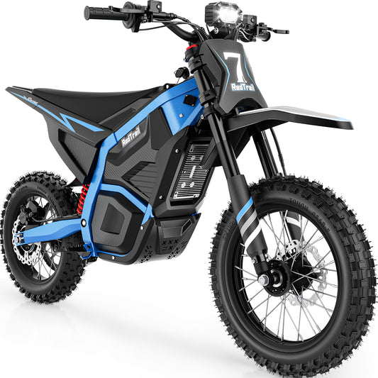 AceCruisers RadTrail M5 48V Electric Dirt Bike for Teens & Adults, 3000W Peak & 40 MPH