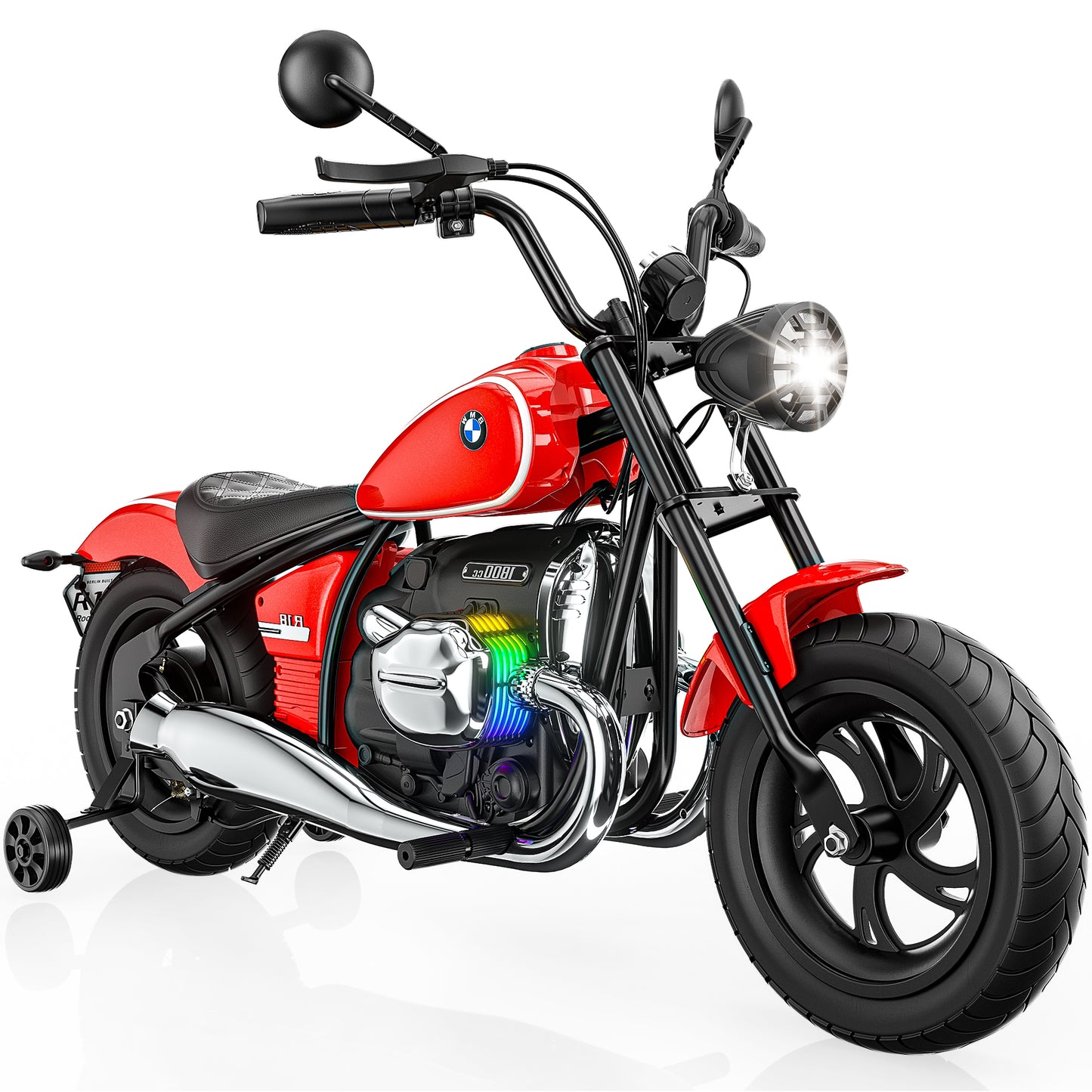 East doll BMW licensed Electric Motorcycle for Kids, Electric Ride on Toy, 200W Power Motor, Up to 13.05MPH & 12 Miles Long-Range, Twist-Grip Throttle, 3-Speed, Lights & Music