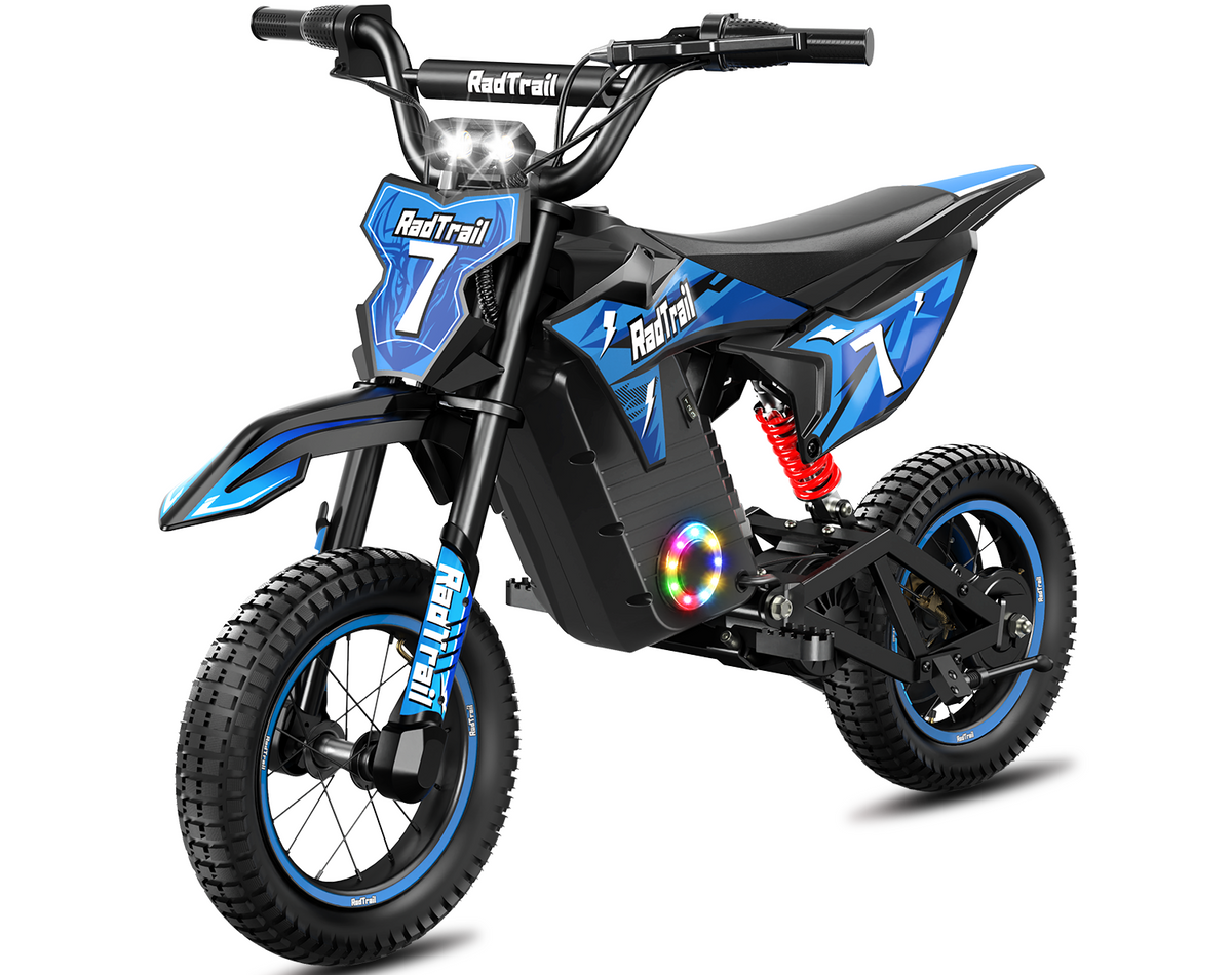 AceCruisers 36V Electric Dirt Bike for Kids 4-10, 700W Peak & Max 15.5 MPH, 13.7 Miles