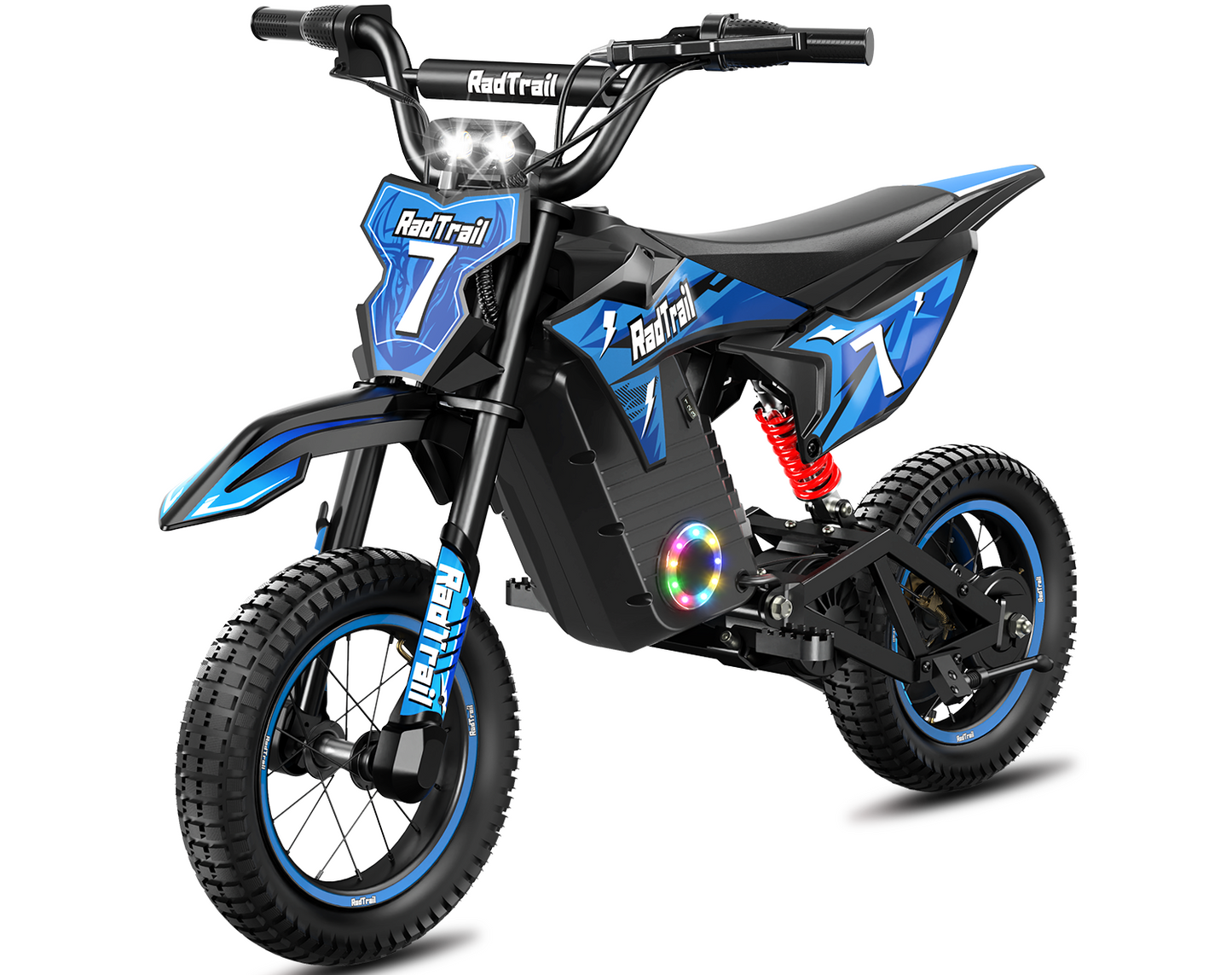East doll 36V Electric Dirt Bike for Kids, Peak 700W Kids Electric Dirt Bikes, Electric Kids Dirt Bike for Boys Girls Aged 6-12Y, 3-Speed, Max 15.5 Mph, 13.7 Miles Long Range, 3 Light Modes