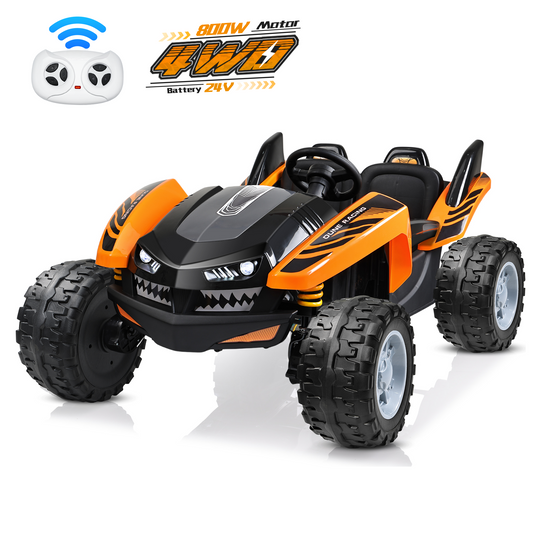 East doll 24V Big Kids Ride on Toys, 2 Seater Power Ride On Car
