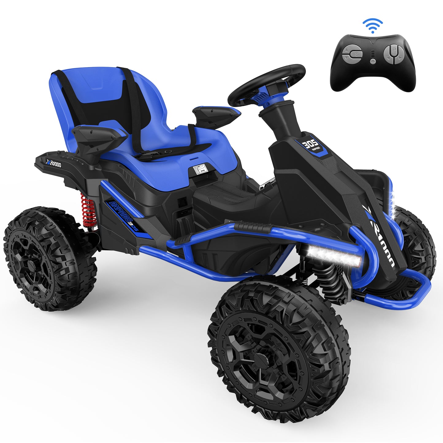 East Doll 24V Ride on ATV Car with 4 Shock Absorbers