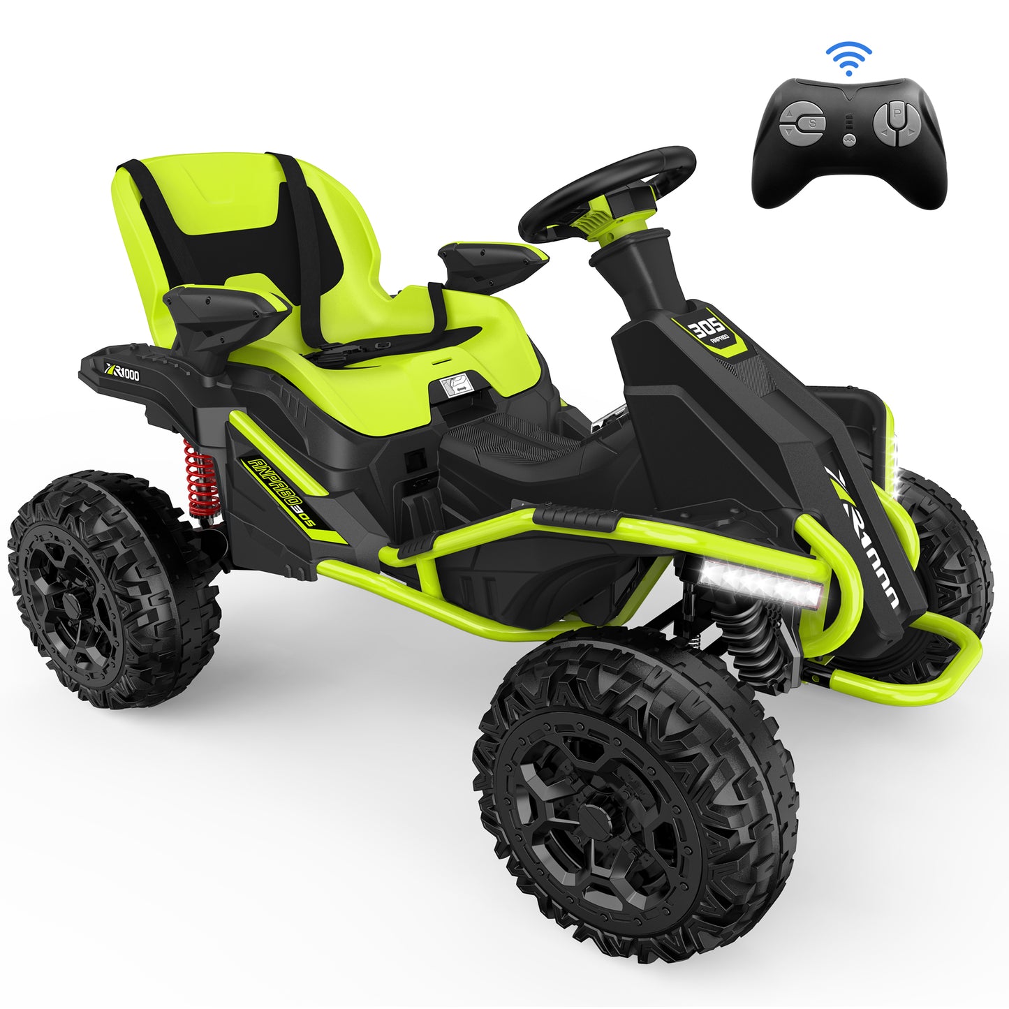 East Doll 24V Ride on ATV Car with 4 Shock Absorbers