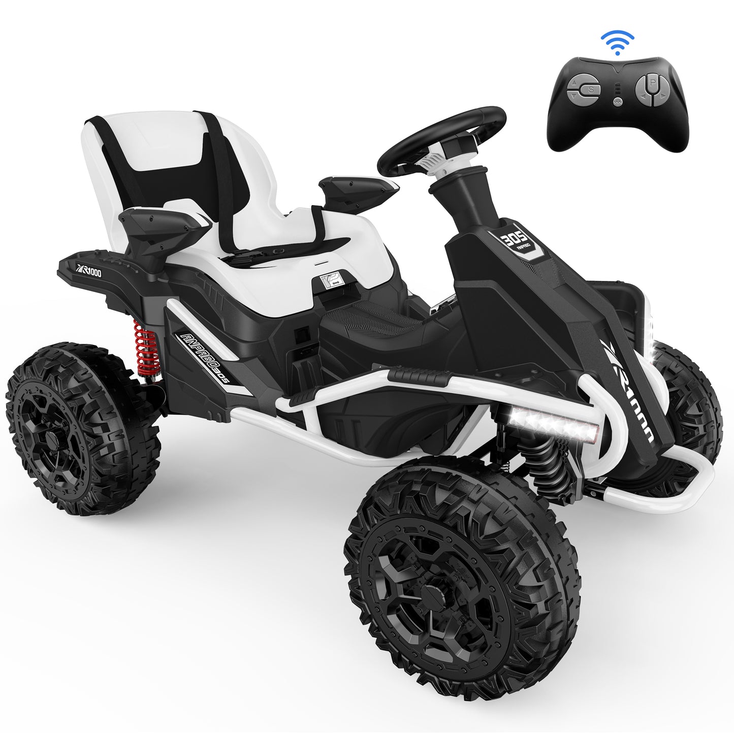 East Doll 24V Ride on ATV Car with 4 Shock Absorbers