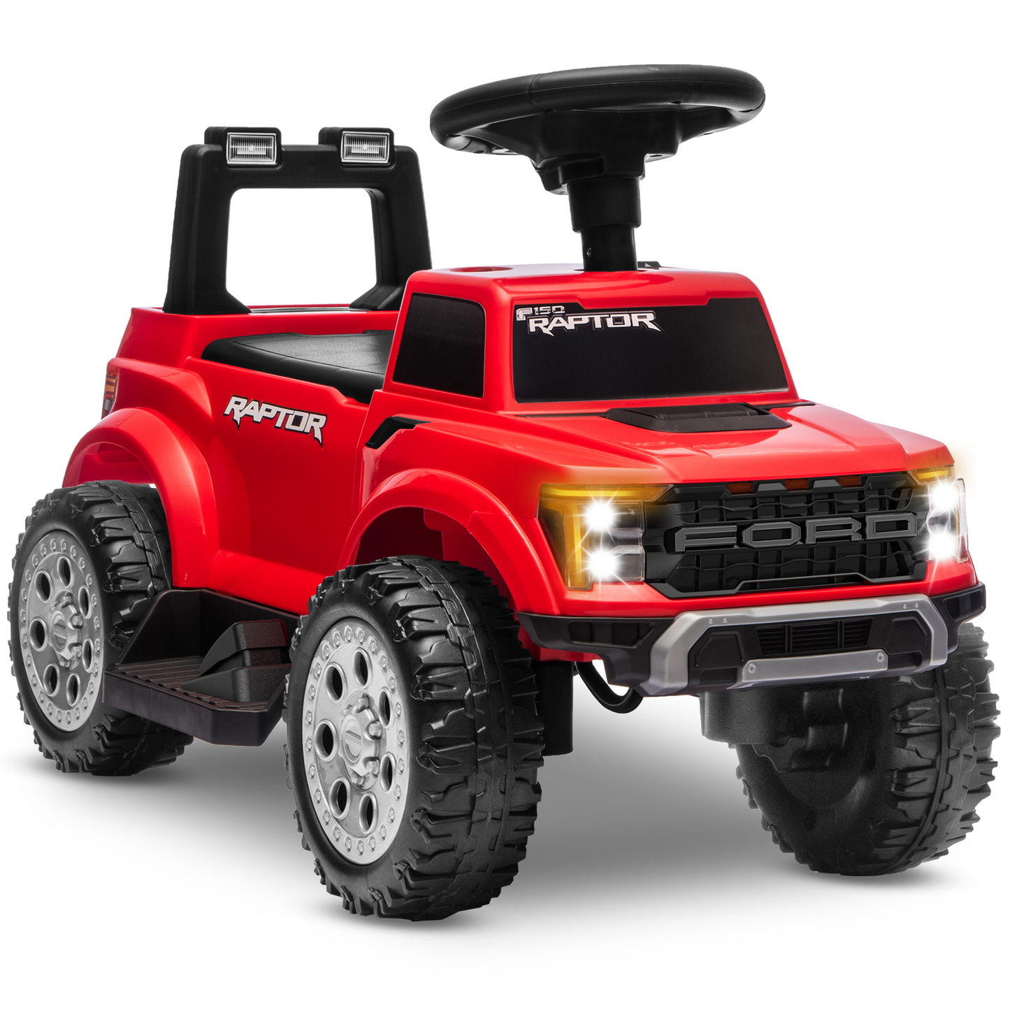 East doll 6V Ride on Toy for Toddler, Ford Electric Car for Kids, Toddler Car for Ages 1-3 Years, LED Lights, Power Motor，4 wheeler, Kids ATV