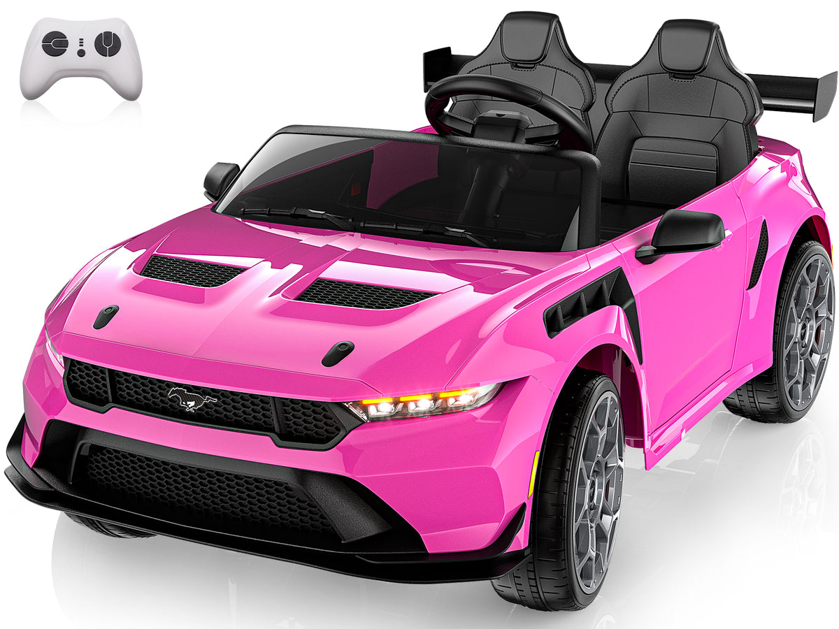 ANPABO Licensed Ford Mustang 24V 2 Seater Ride on Car for Kids Ages 3-8