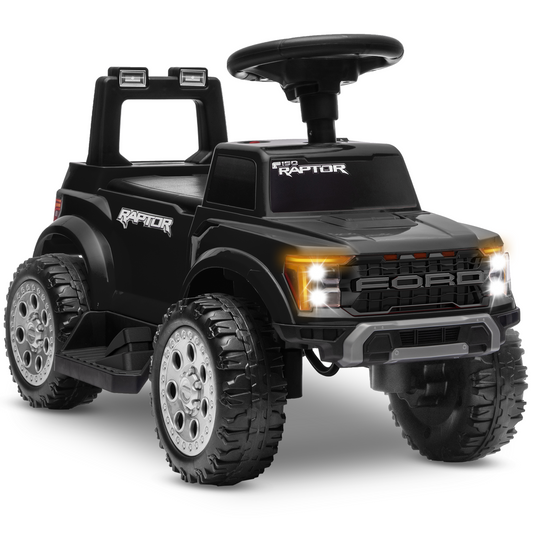 East doll 6V Ride on Toy for Toddler, Ford Electric Car for Kids, Toddler Car for Ages 1-3 Years, LED Lights, Power Motor，4 wheeler, Kids ATV