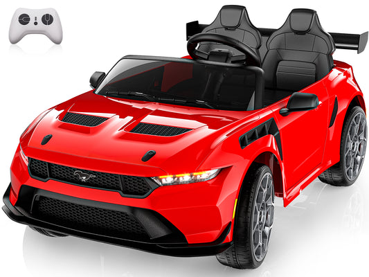 ANPABO Licensed Ford Mustang 24V 2 Seater Ride on Car for Kids Ages 3-8