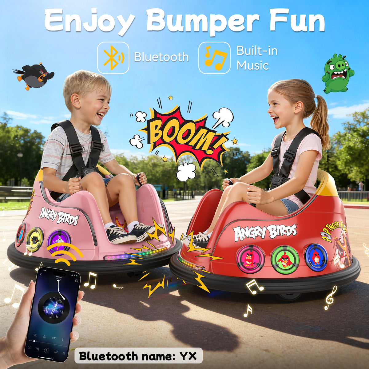 East doll 12V Kids Electric Bumper Car