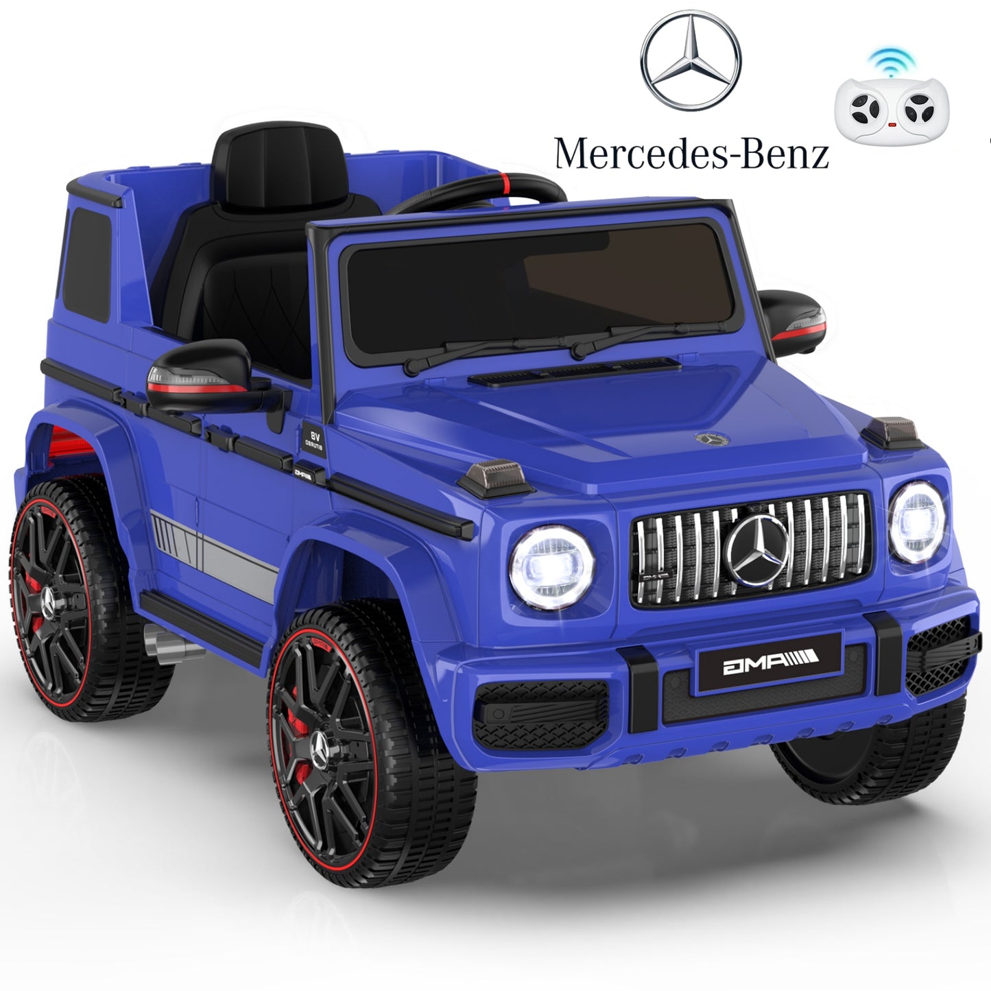East doll 12V Power Ride on Toys for Toddlers, Kid Electric Car, G63 G Wagon Licensed Mercedes-Benz with Remote Controls, Aged 2-5Y