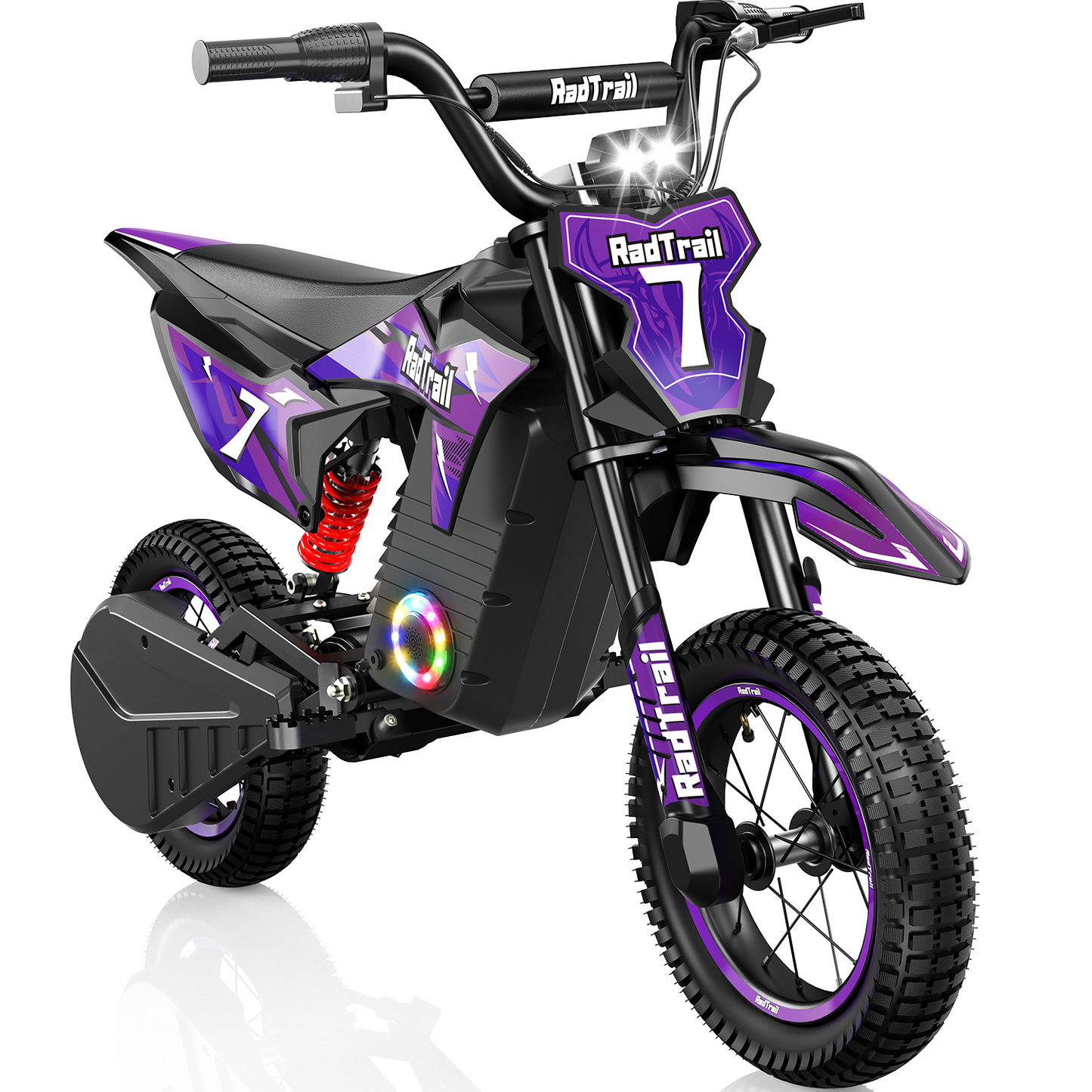 East doll 36V Electric Dirt Bike for Kids, Peak 700W Kids Electric Dirt Bikes, Electric Kids Dirt Bike for Boys Girls Aged 6-12Y, 3-Speed, Max 15.5 Mph, 13.7 Miles Long Range, 3 Light Modes