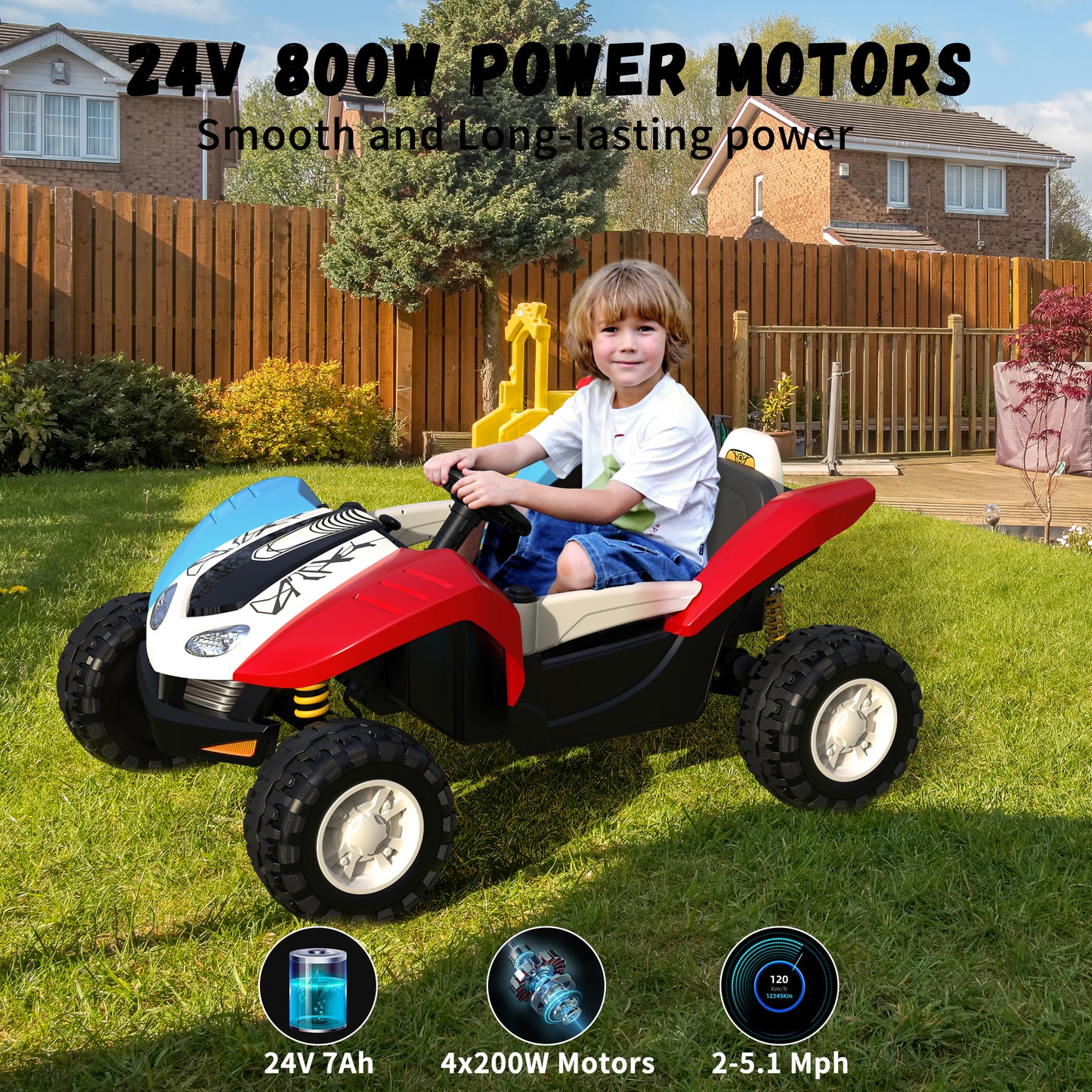 East doll 24V Ride On Car for Big Kids, 2 Seater