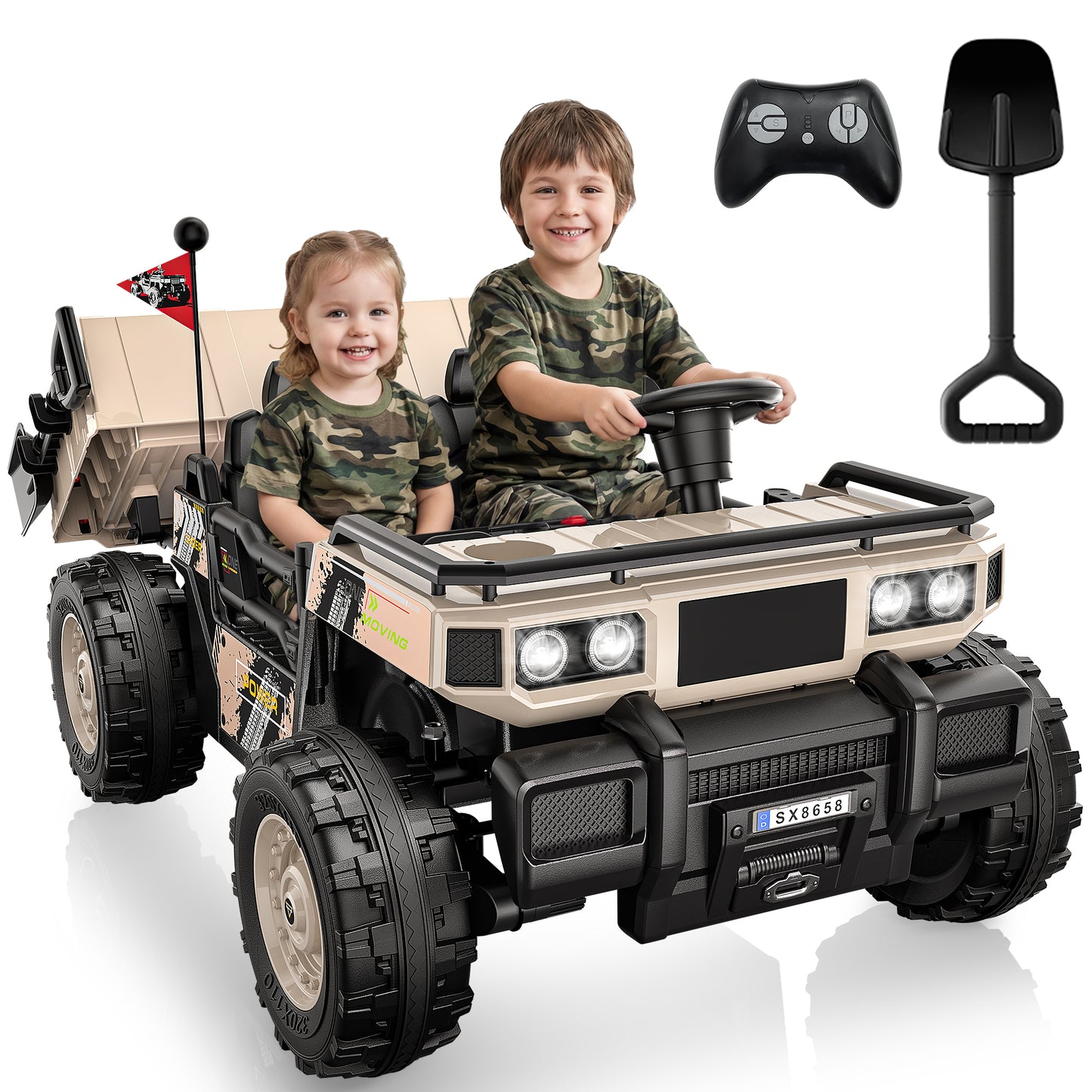 East doll 24V Powered Ride on Dump Truck