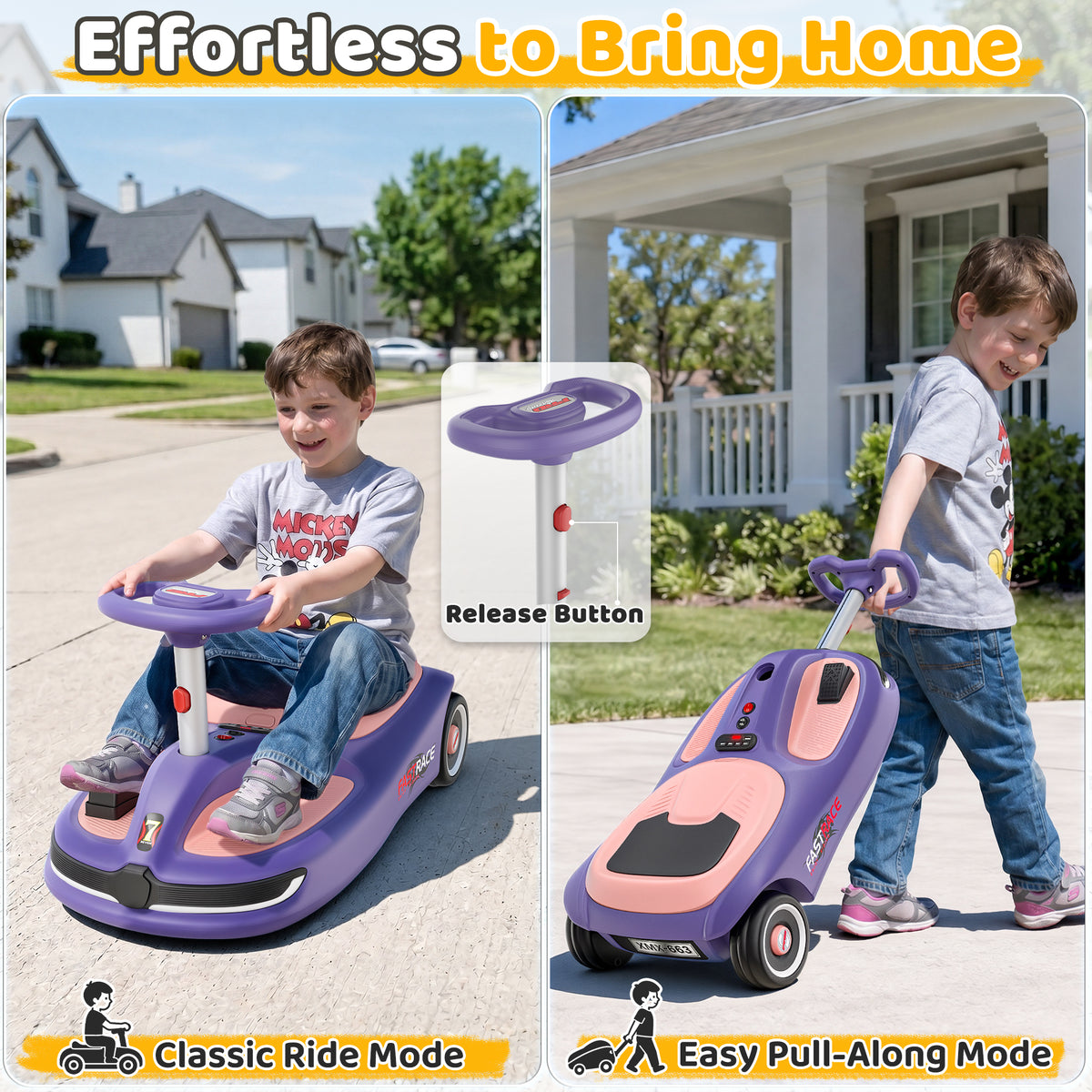 East doll 12V Electric Wiggle Car
