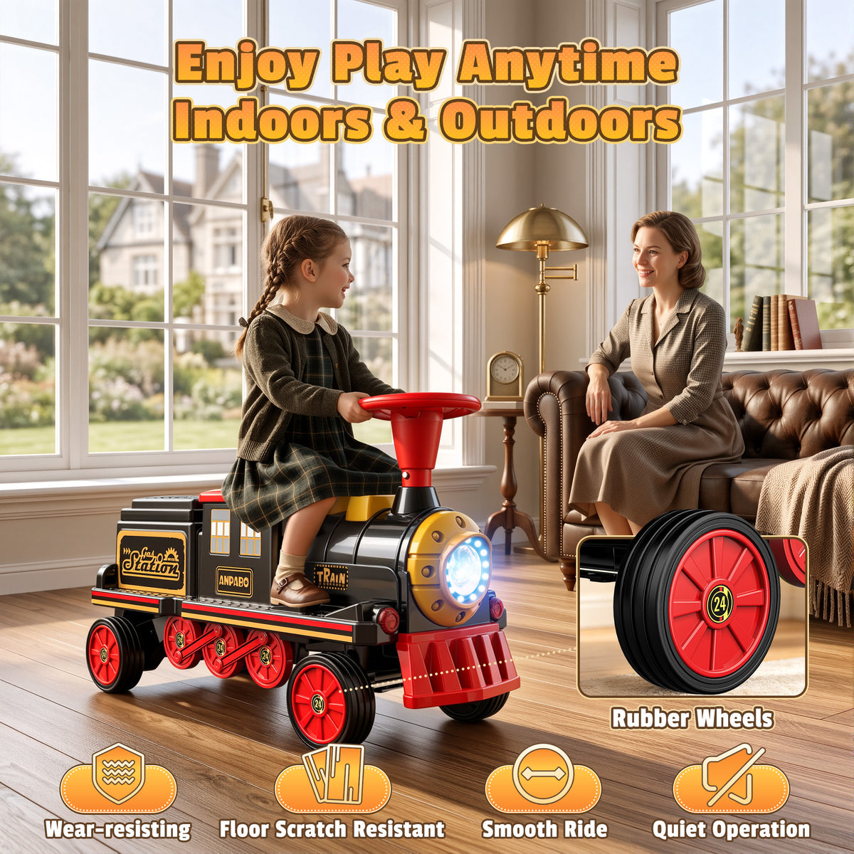 East doll 12V Ride on Train
