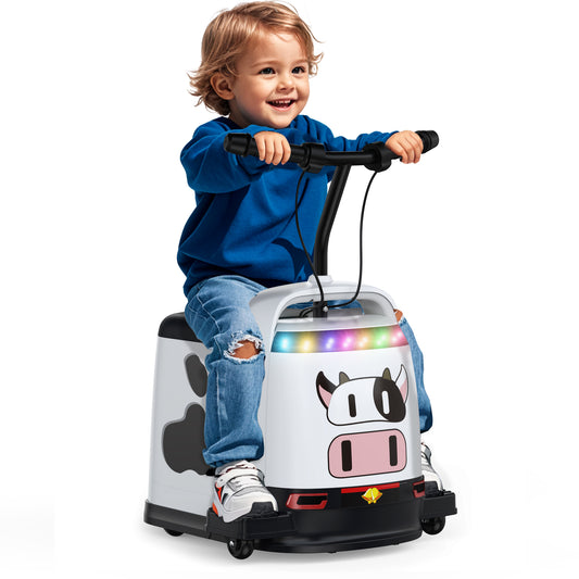 East doll 24V Ride on Car for Kids Aged 3-12, Kids Riding Toys, Toddler car, 180W Quiet Motor, DIY Stickers, Ideal for indoors, Music Player, LED Light, USB