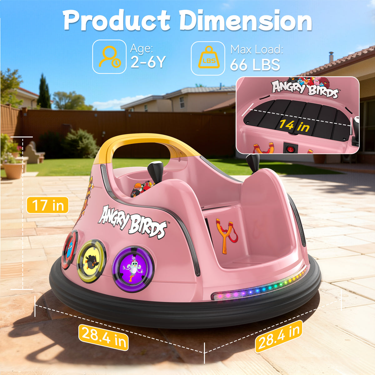 East doll 12V Kids Electric Bumper Car