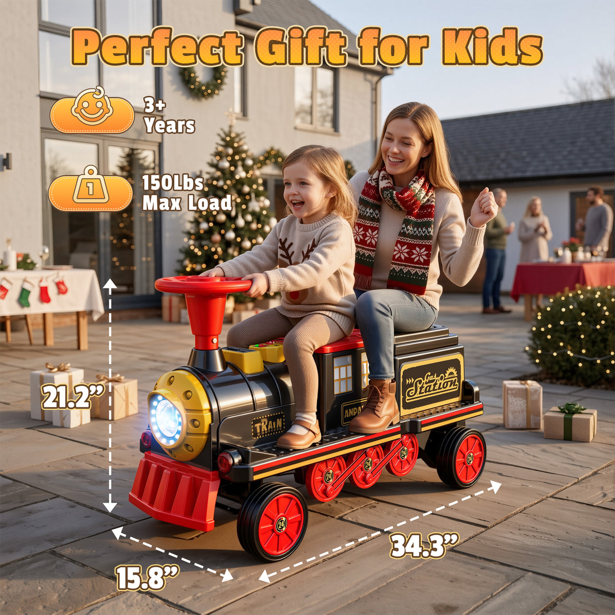 East doll 12V Ride on Train