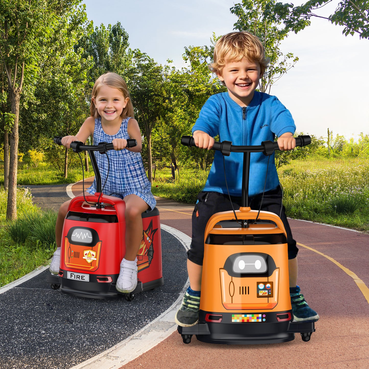 East doll 24V 4 Wheeler Ride on Scooter for Kids , Ride on 24V Aged 3-12