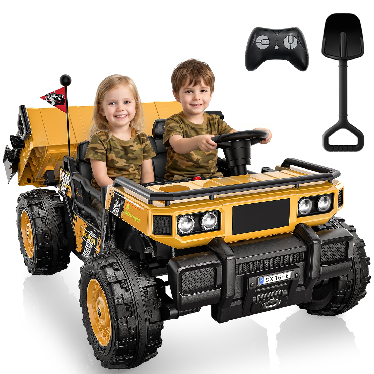 East doll 24V Powered Ride on Dump Truck
