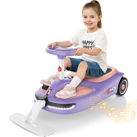 TOYBSNR 12V Electric Wiggle Car with Pedal