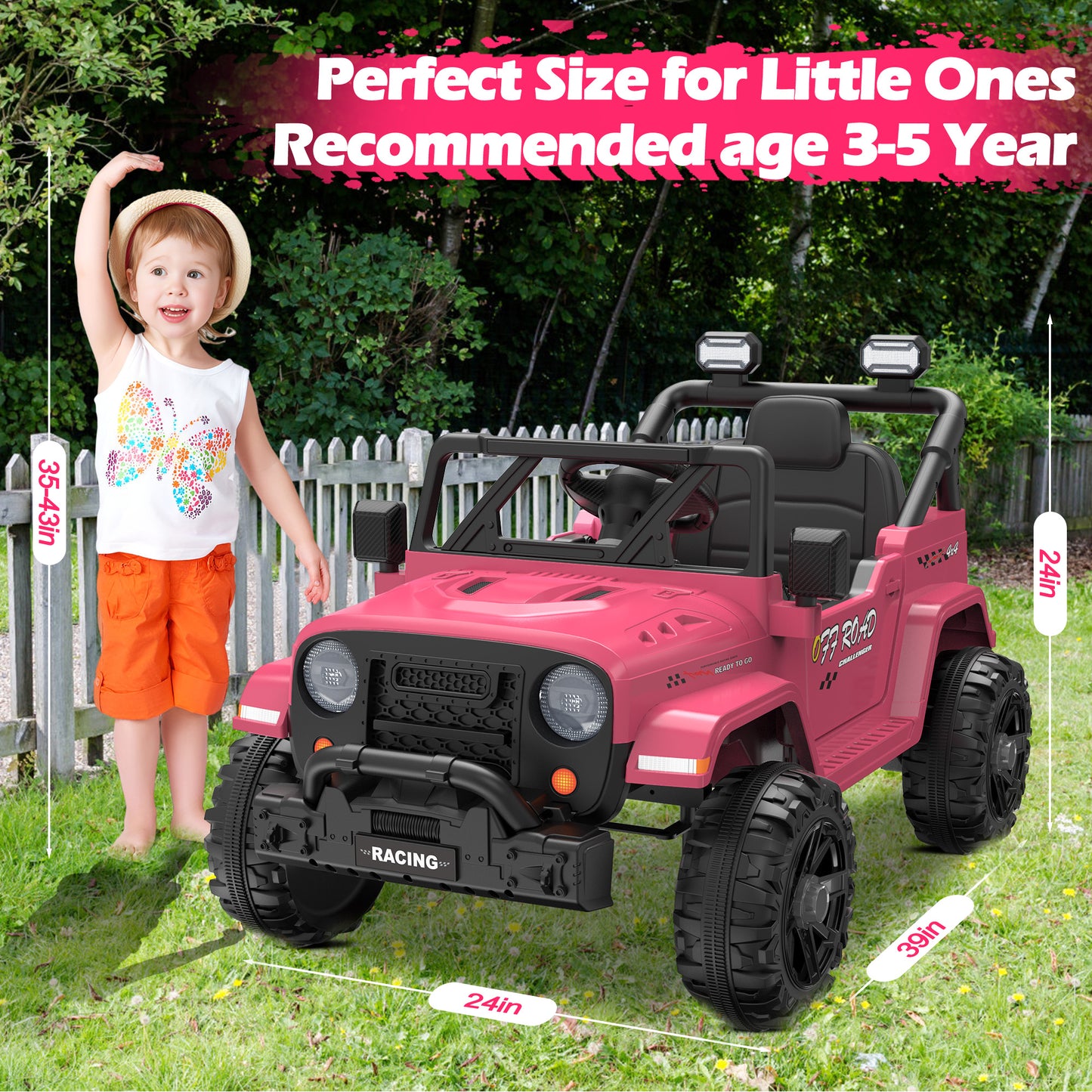East doll 12V Electric Ride on Toy for Toddlers