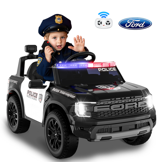 East doll 12V Licensed Ford Kids Ride on Police Car